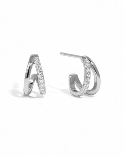 Double Diamond Hoops