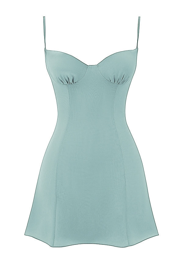 light jade mini dress