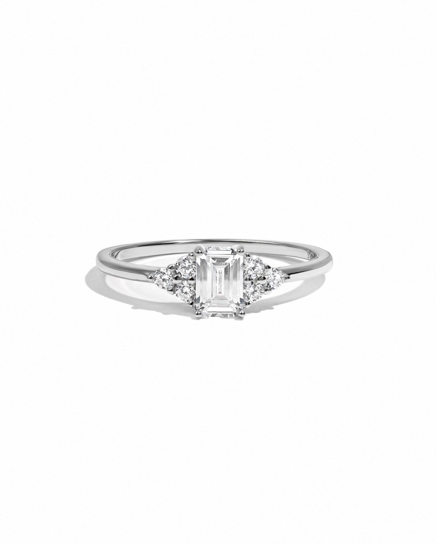 Emerald Cut Stacking Ring