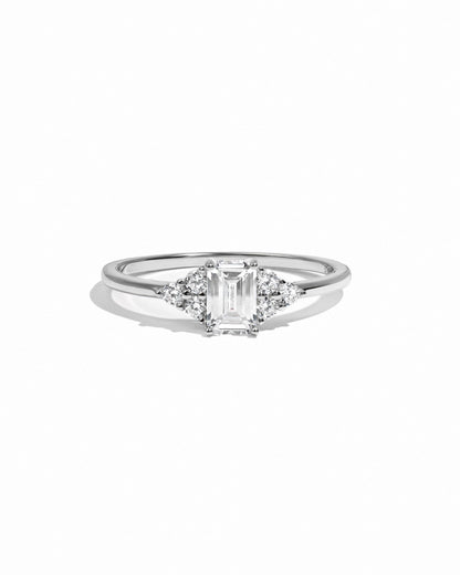 Emerald Cut Stacking Ring