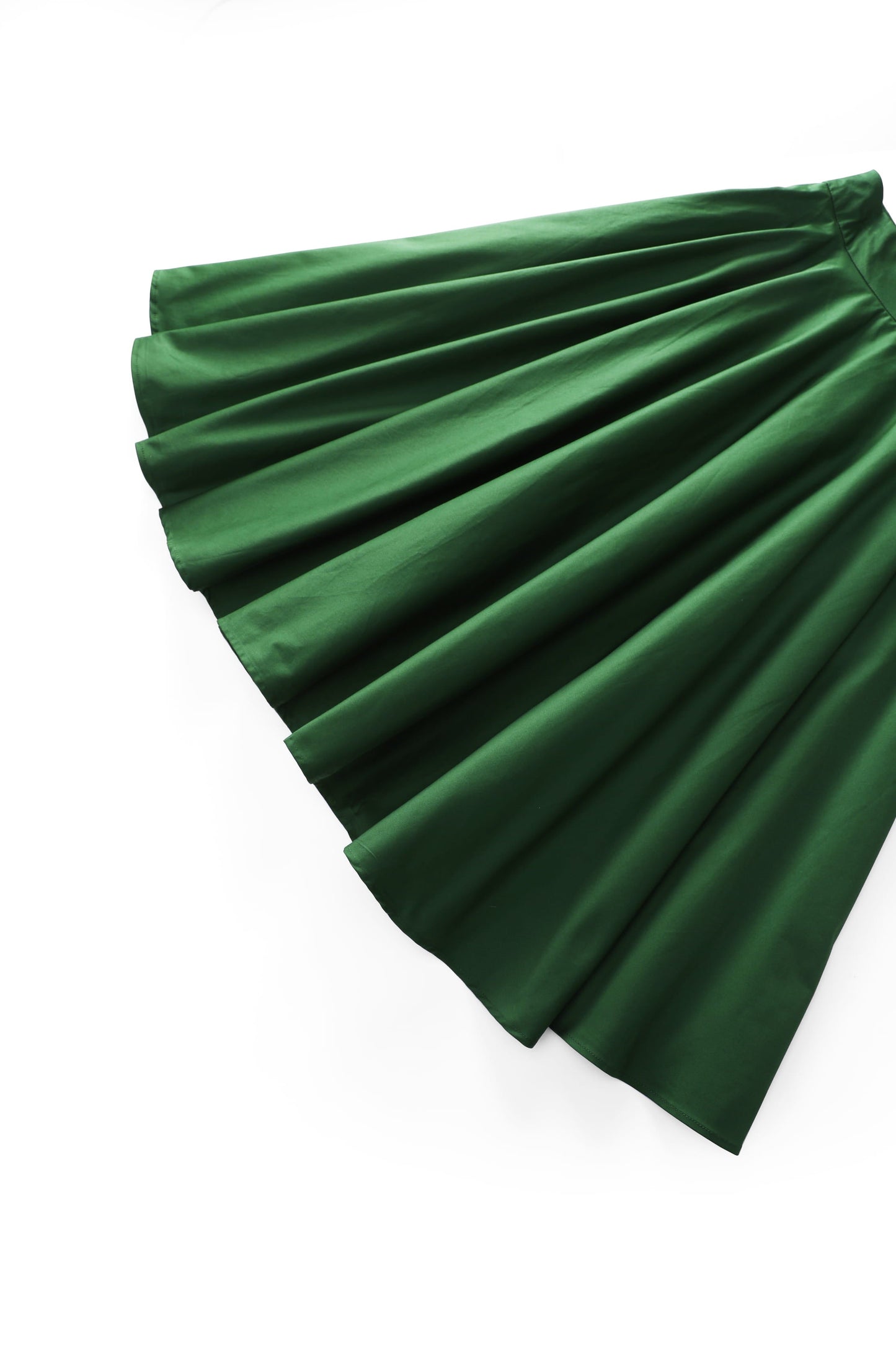 Maisie Green Full Circle Midi Skirt