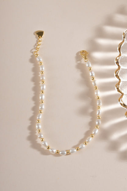 Freshwater Pearl Beaded Bracelet