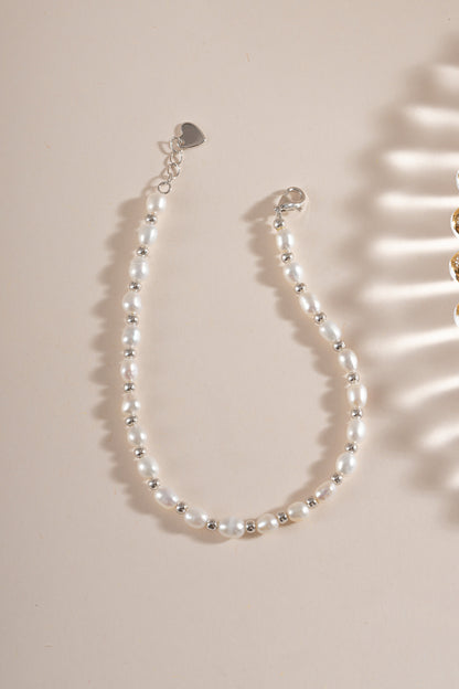 Freshwater Pearl Beaded Bracelet