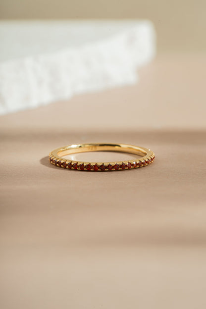 Birthstone Eternity Rings