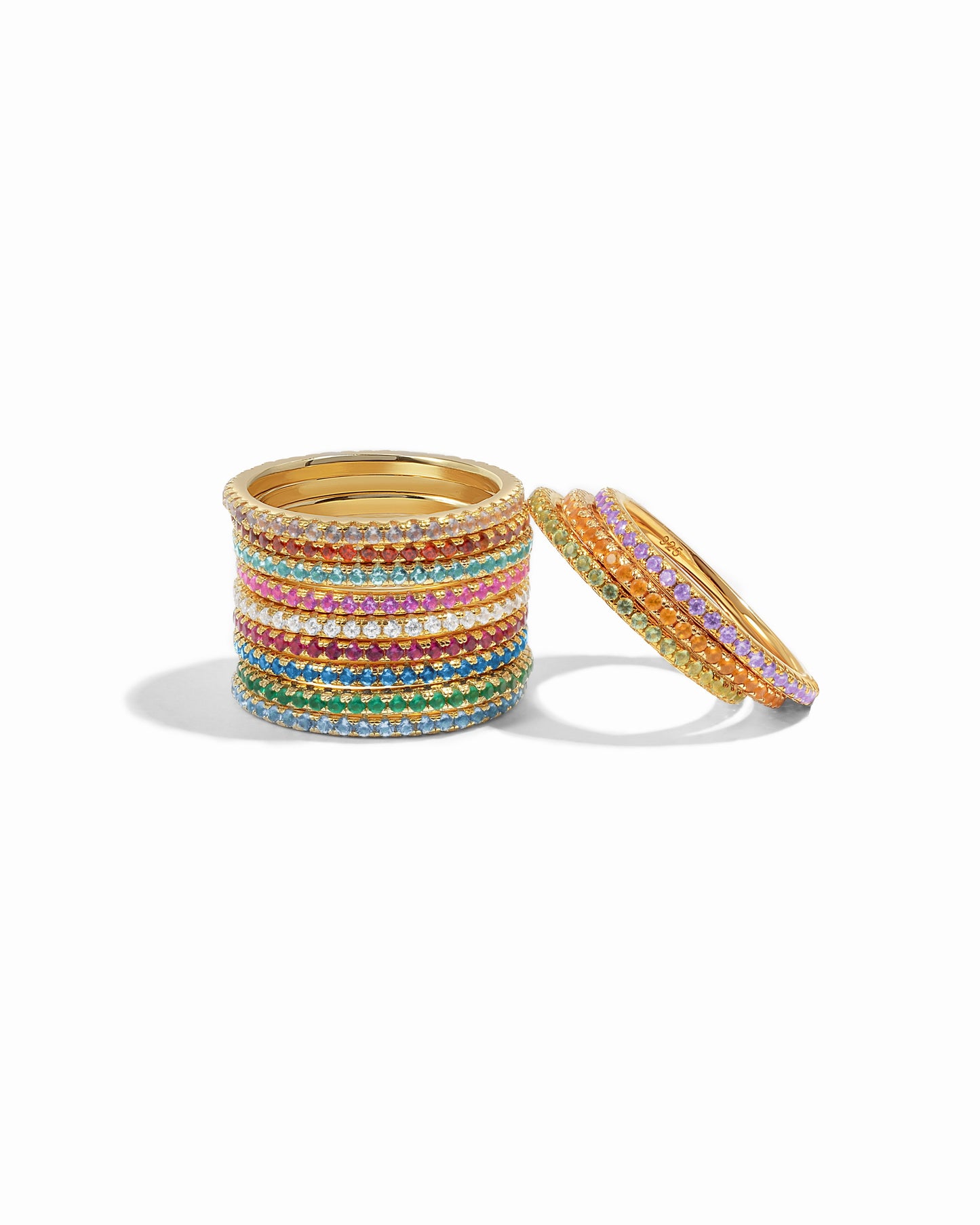 Birthstone Eternity Rings