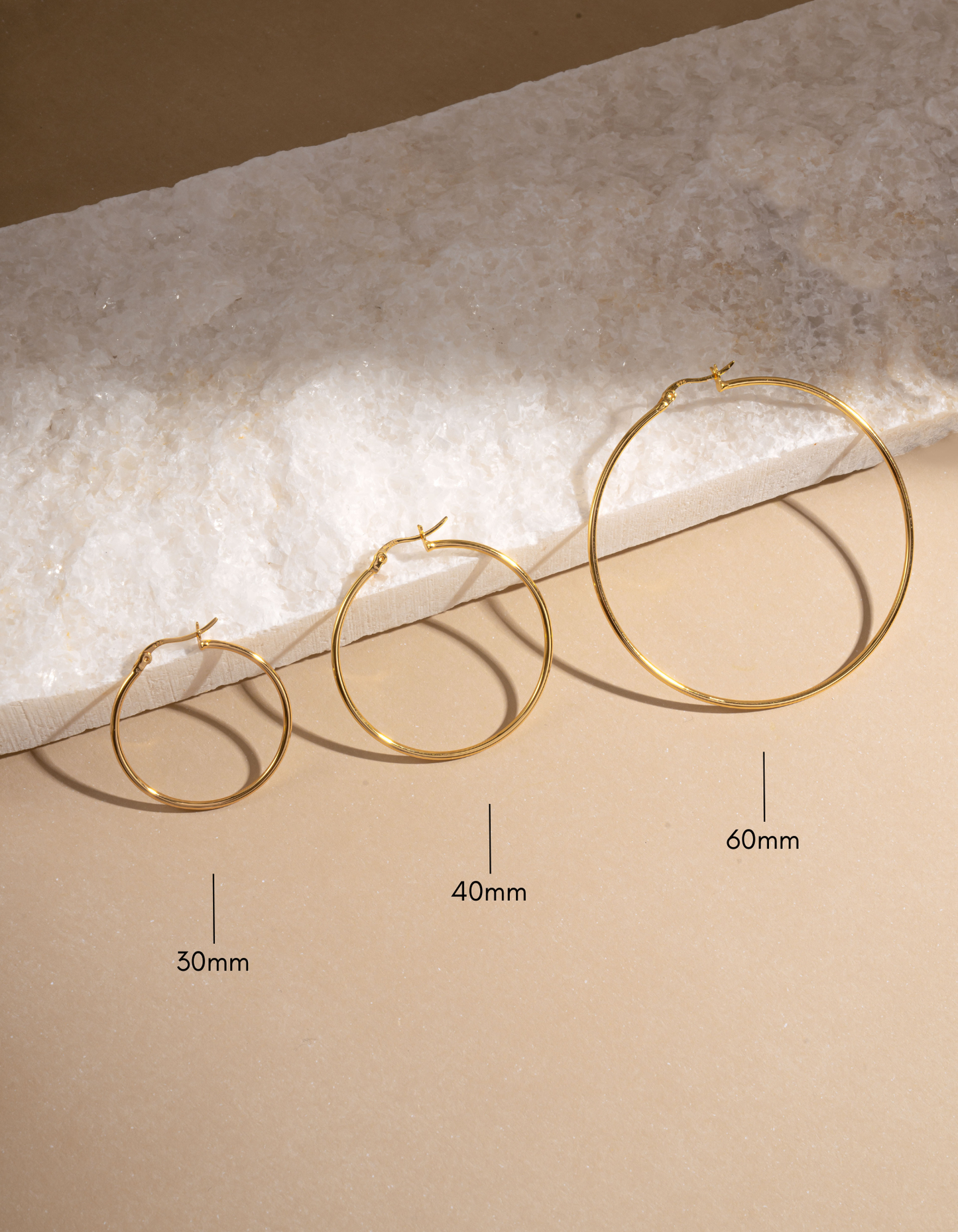 40mm Classic Hoops