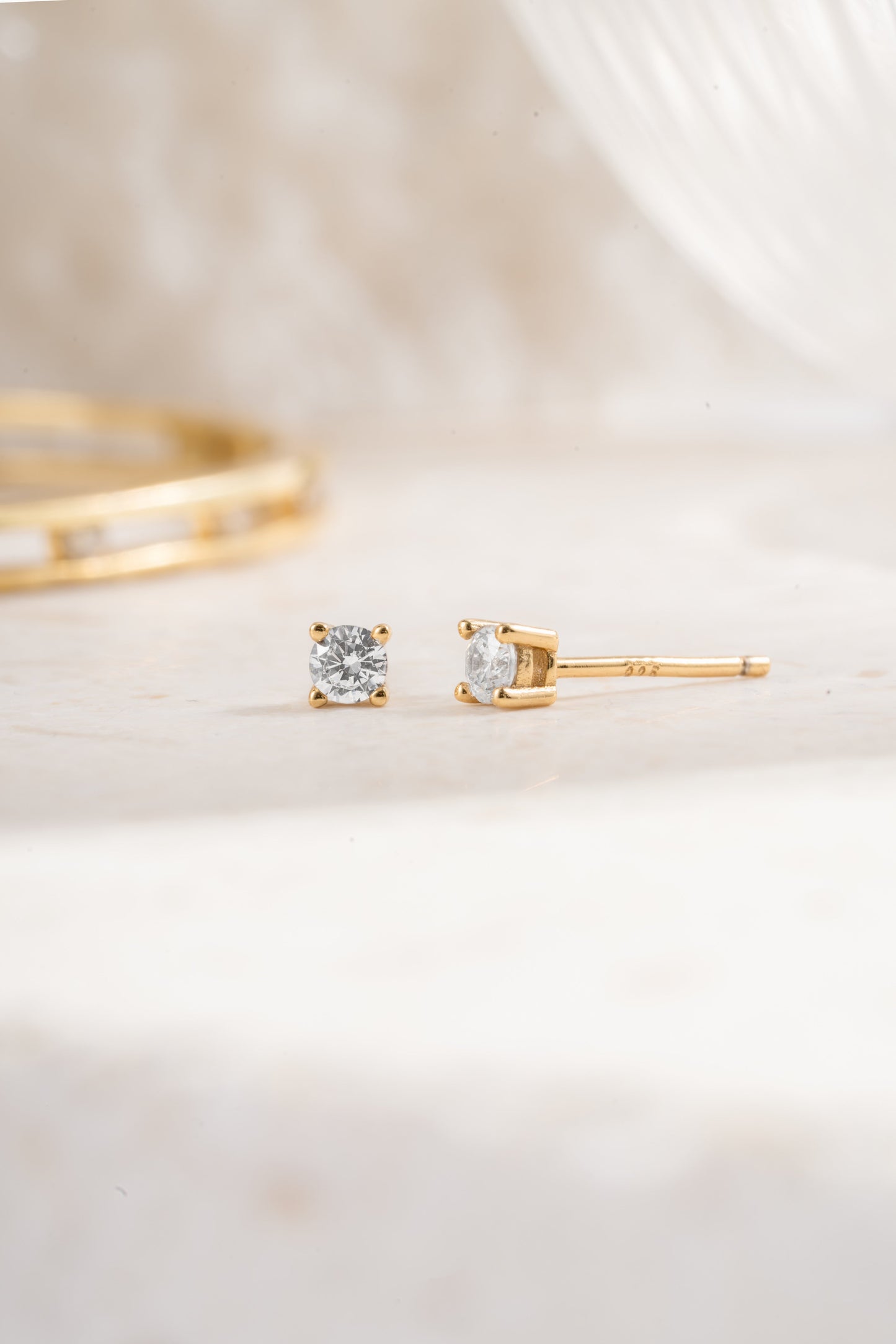 3mm Solitaire Studs