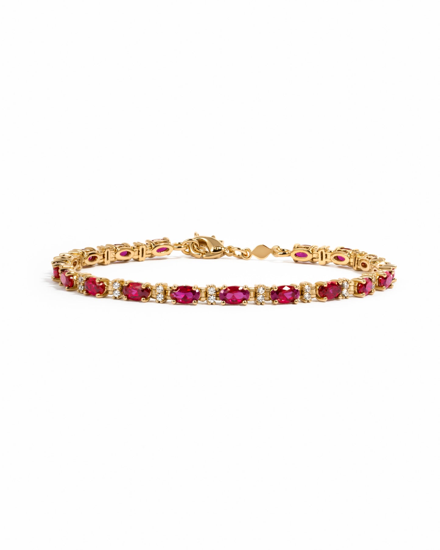 Ruby Tennis Bracelet