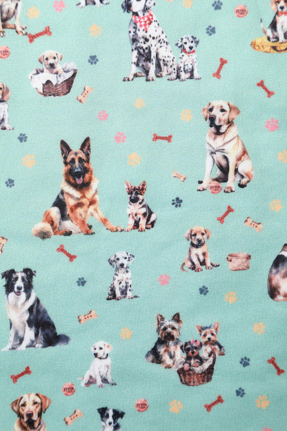 Amanda Green Dog Swing Dress