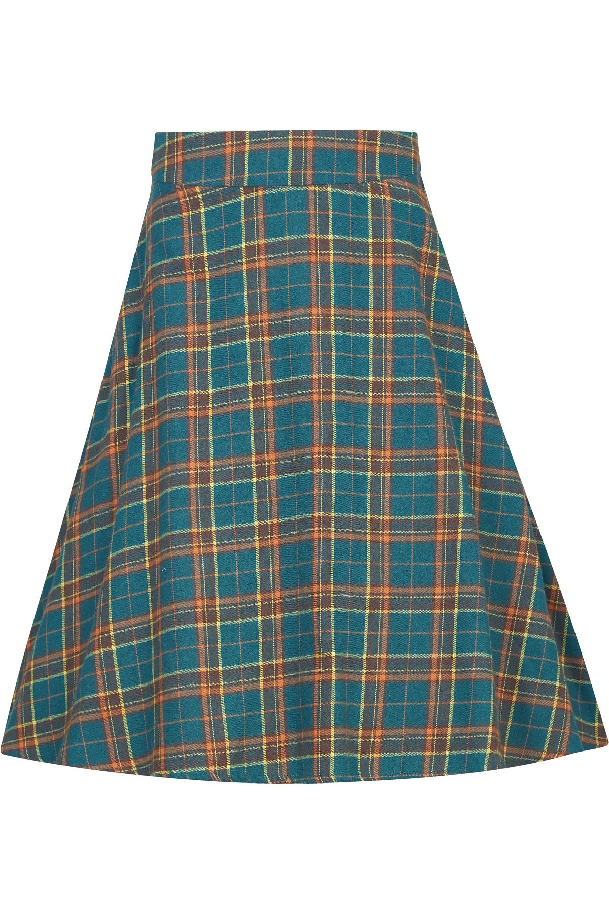 Joyce Green Tartan Skater Skirt