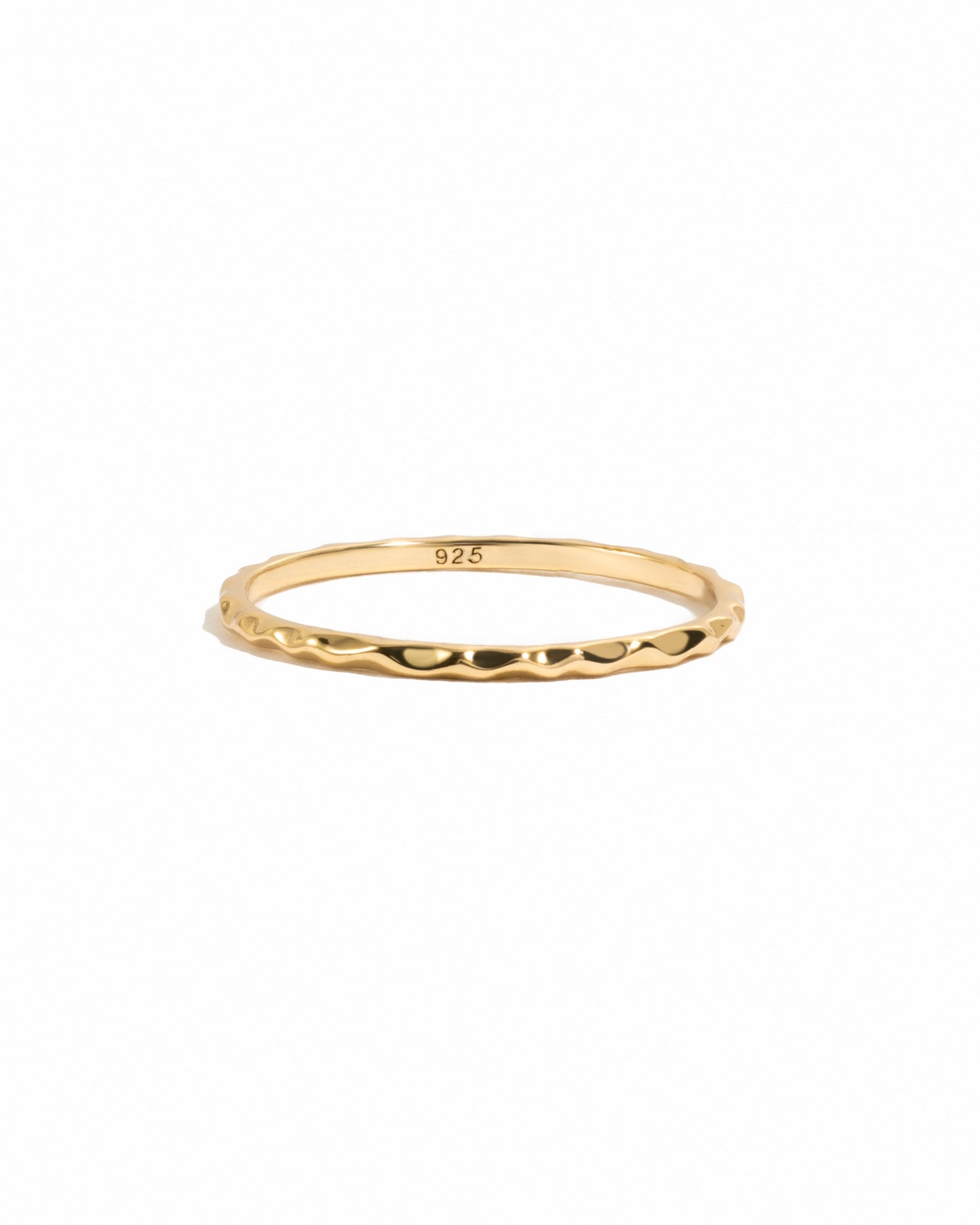 Hammered Stacking Ring