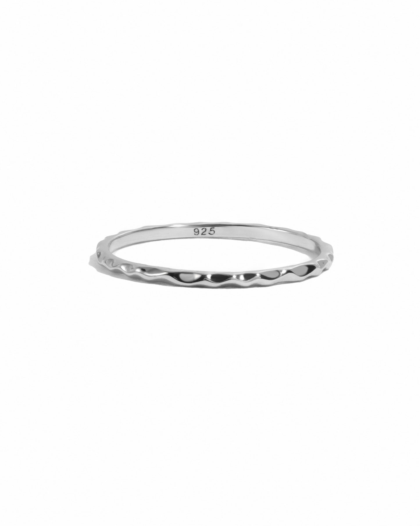 Hammered Stacking Ring