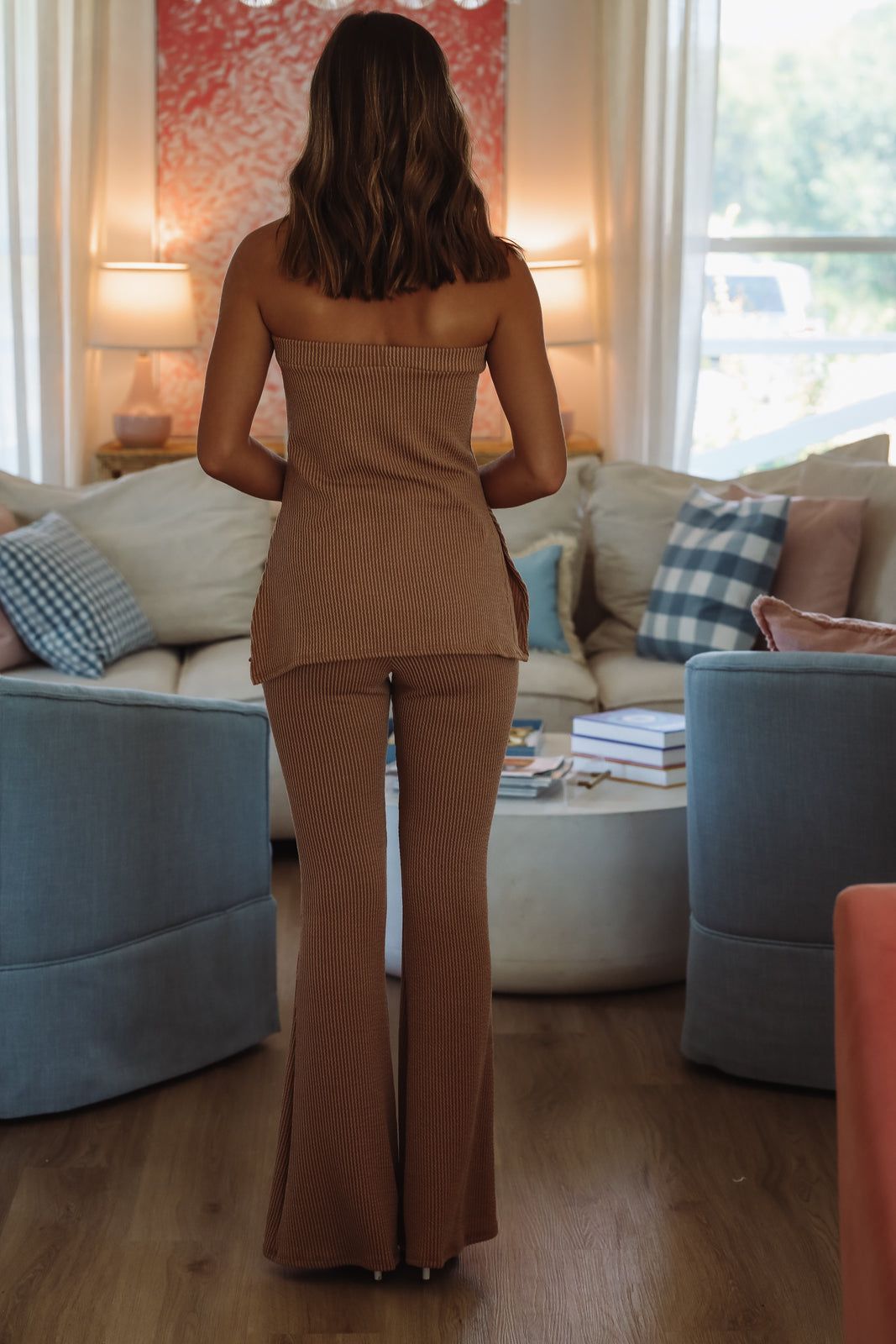 Chilly Top and Pant Set -  Mocha