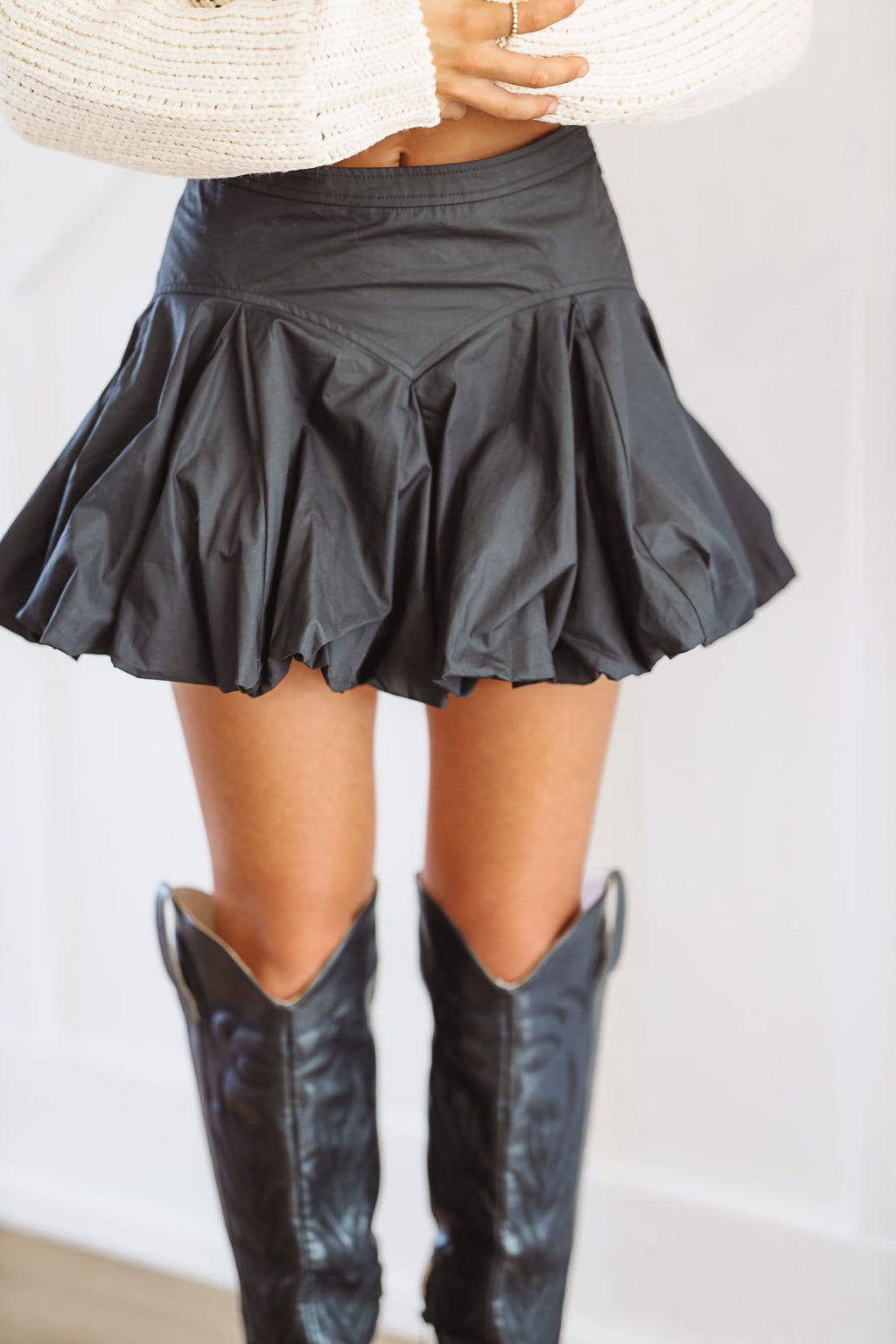 Force of Nature Mini Skirt - Black