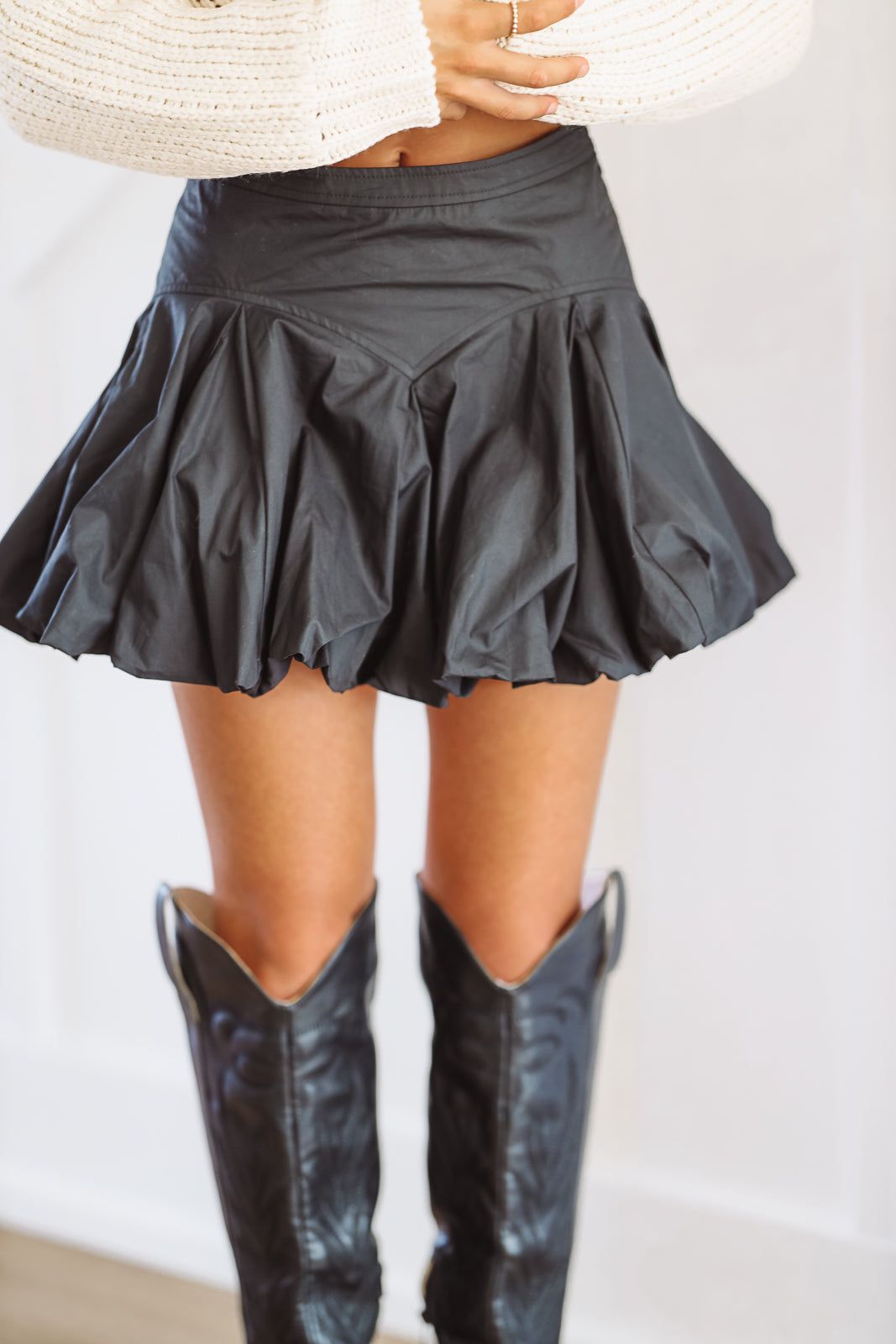 Force of Nature Mini Skirt - Black