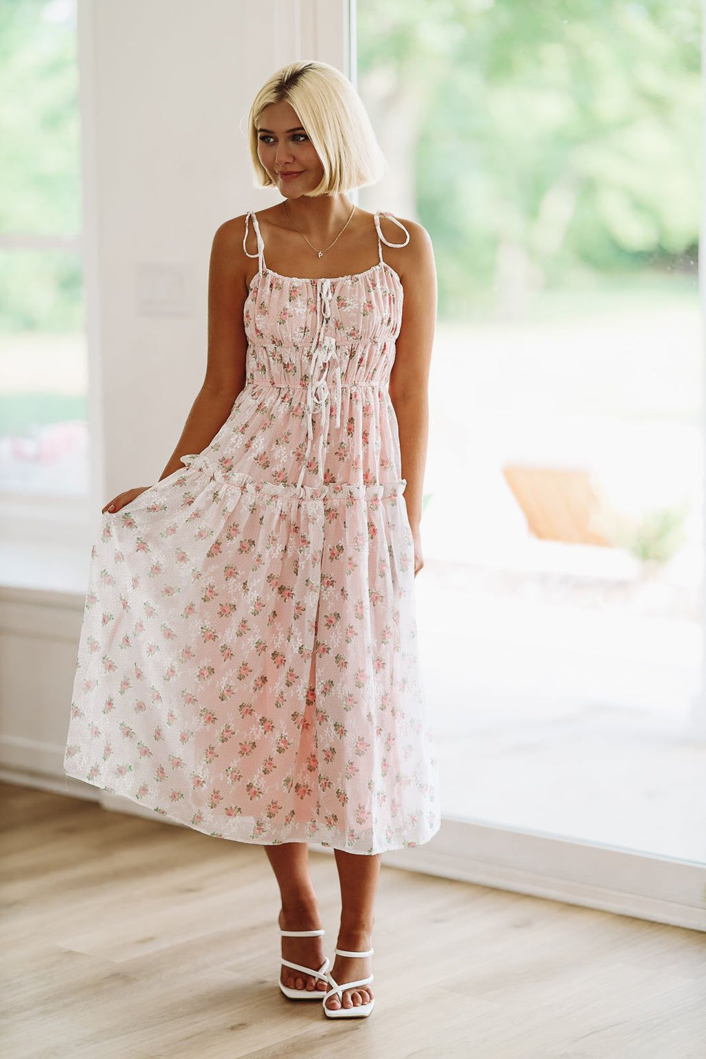 L-Z Day Midi Dress - Pink