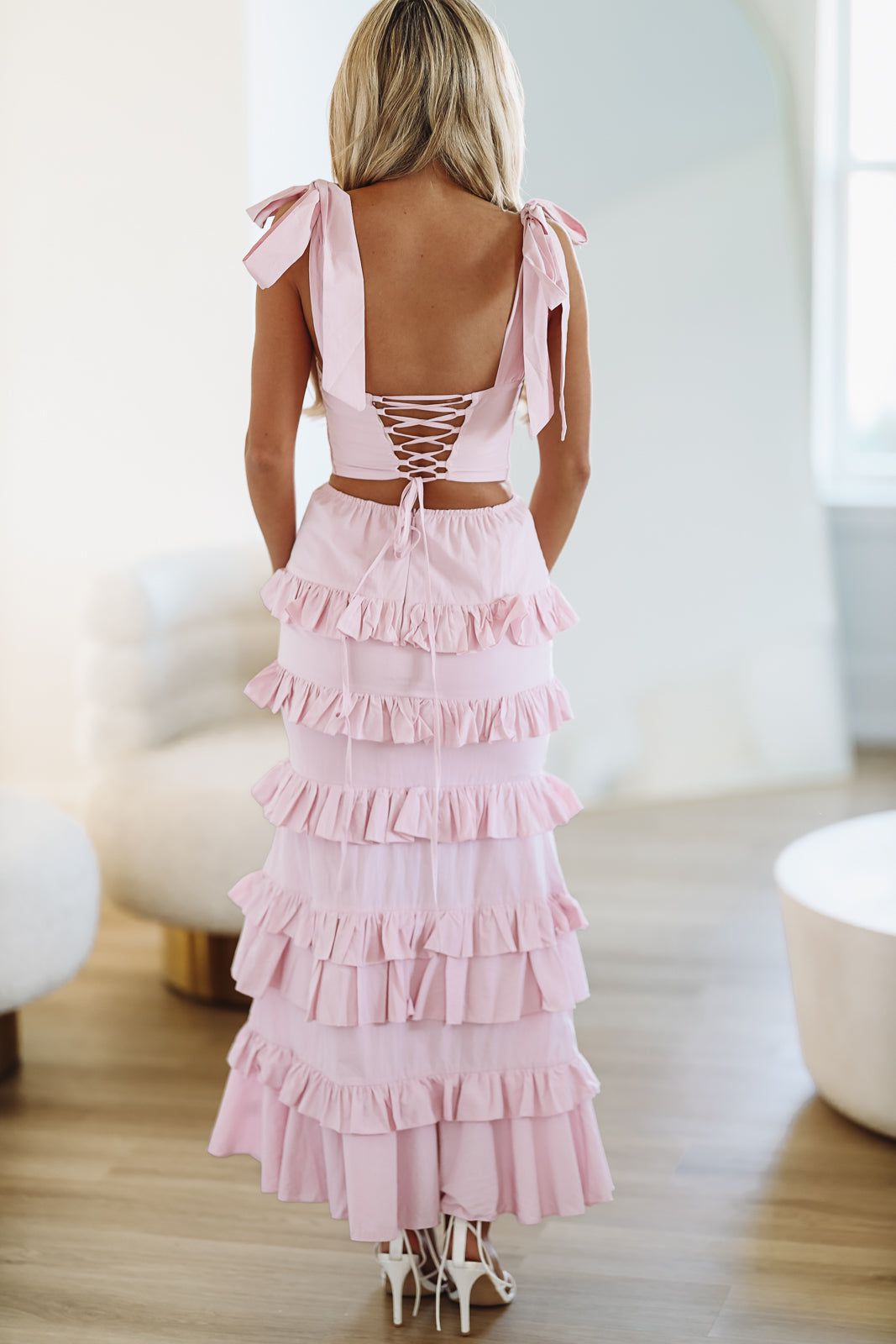 Spring Muse Crop Top - Rose Lavender