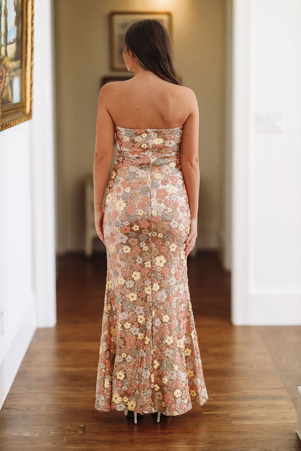 Think I'm in Love Maxi Dress - Rose Gold