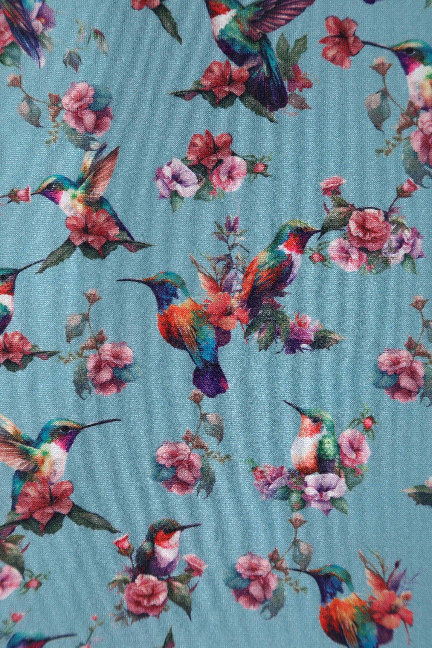 Matilda Hummingbird Blue Wrap Dress