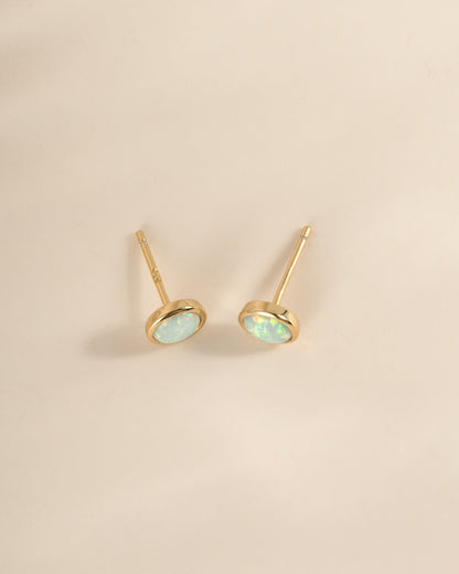 Large Opal Studs