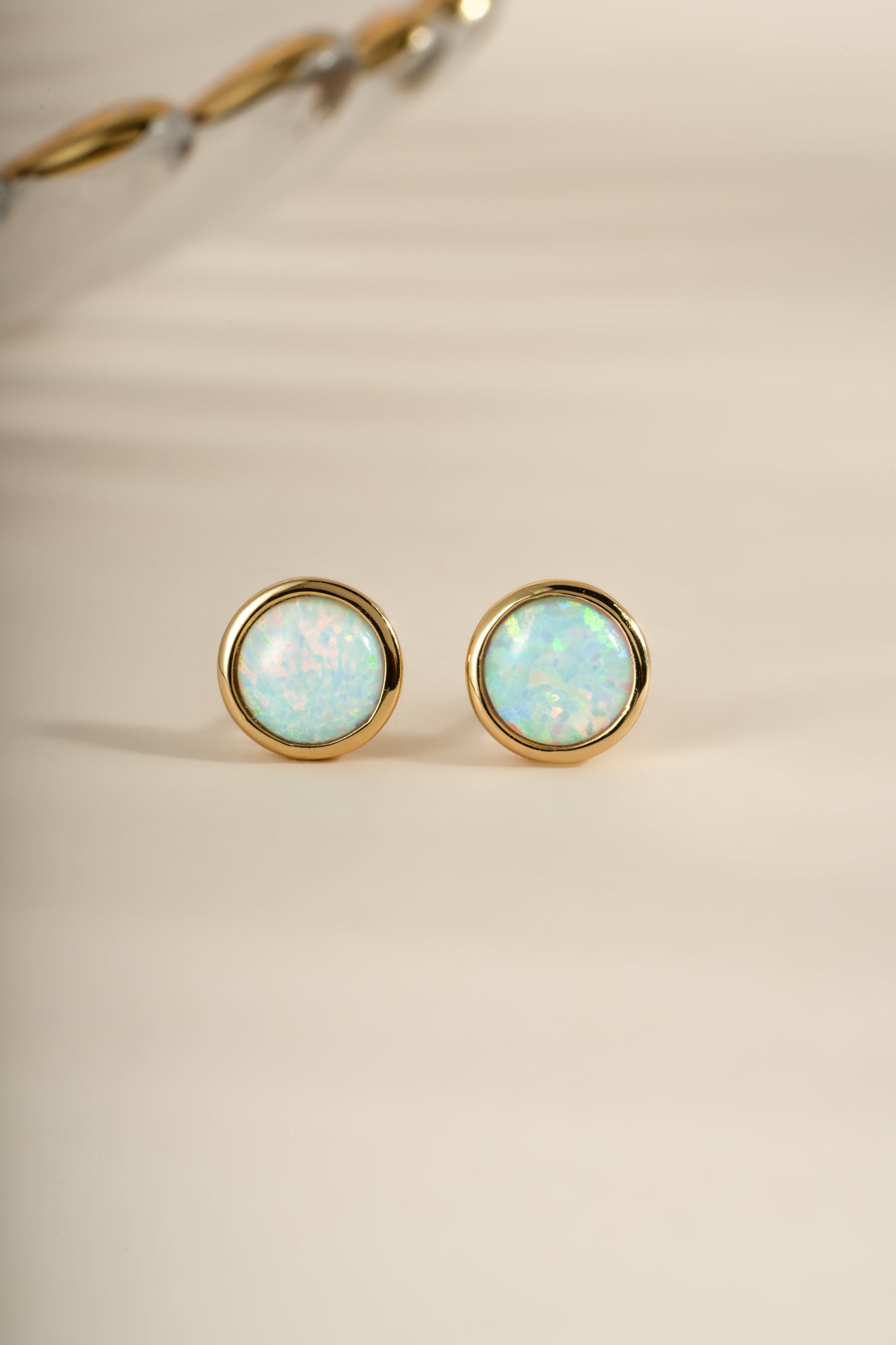 Large Opal Studs