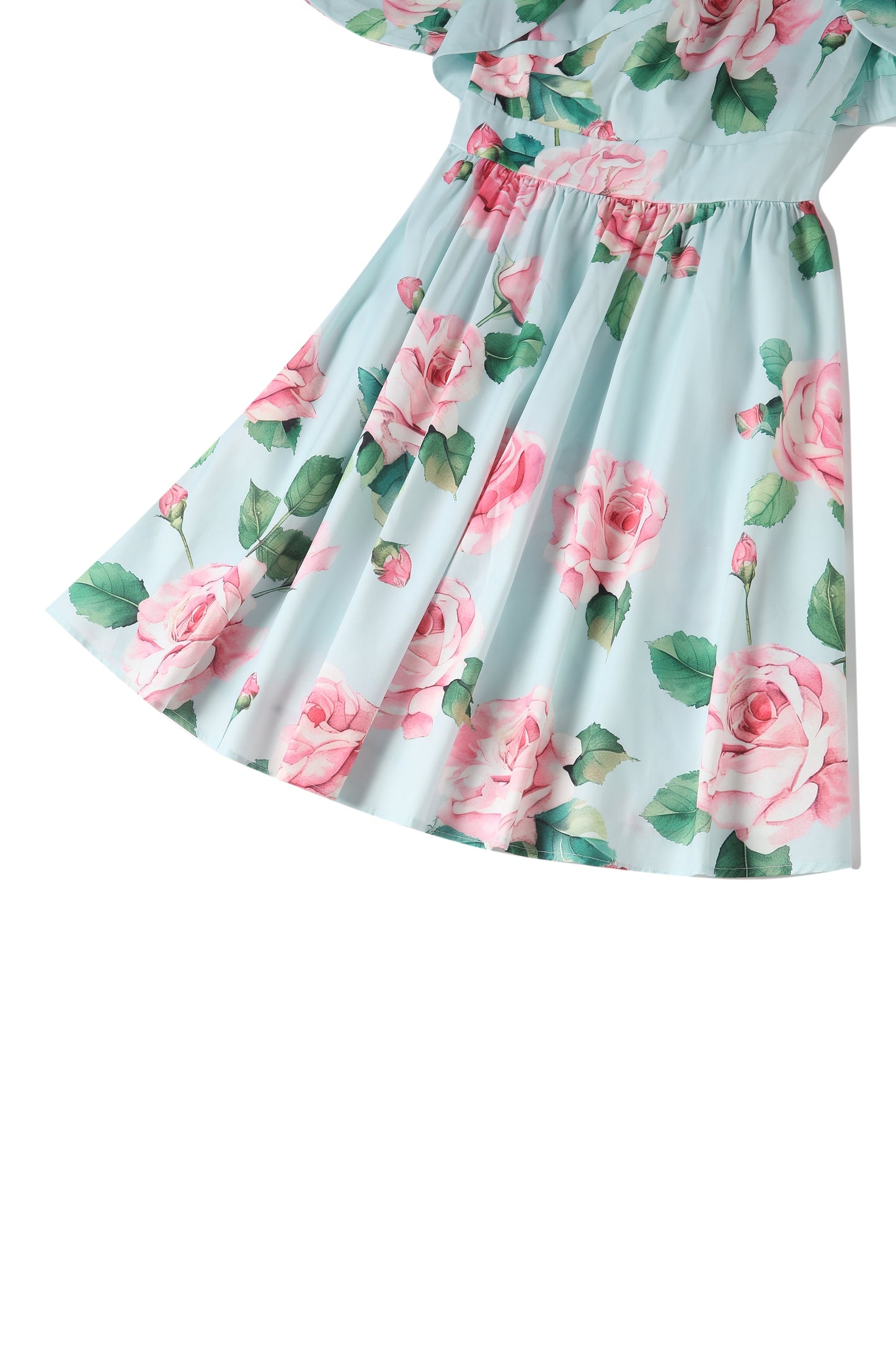 Lisette Light Blue Floral Bolero Jacket