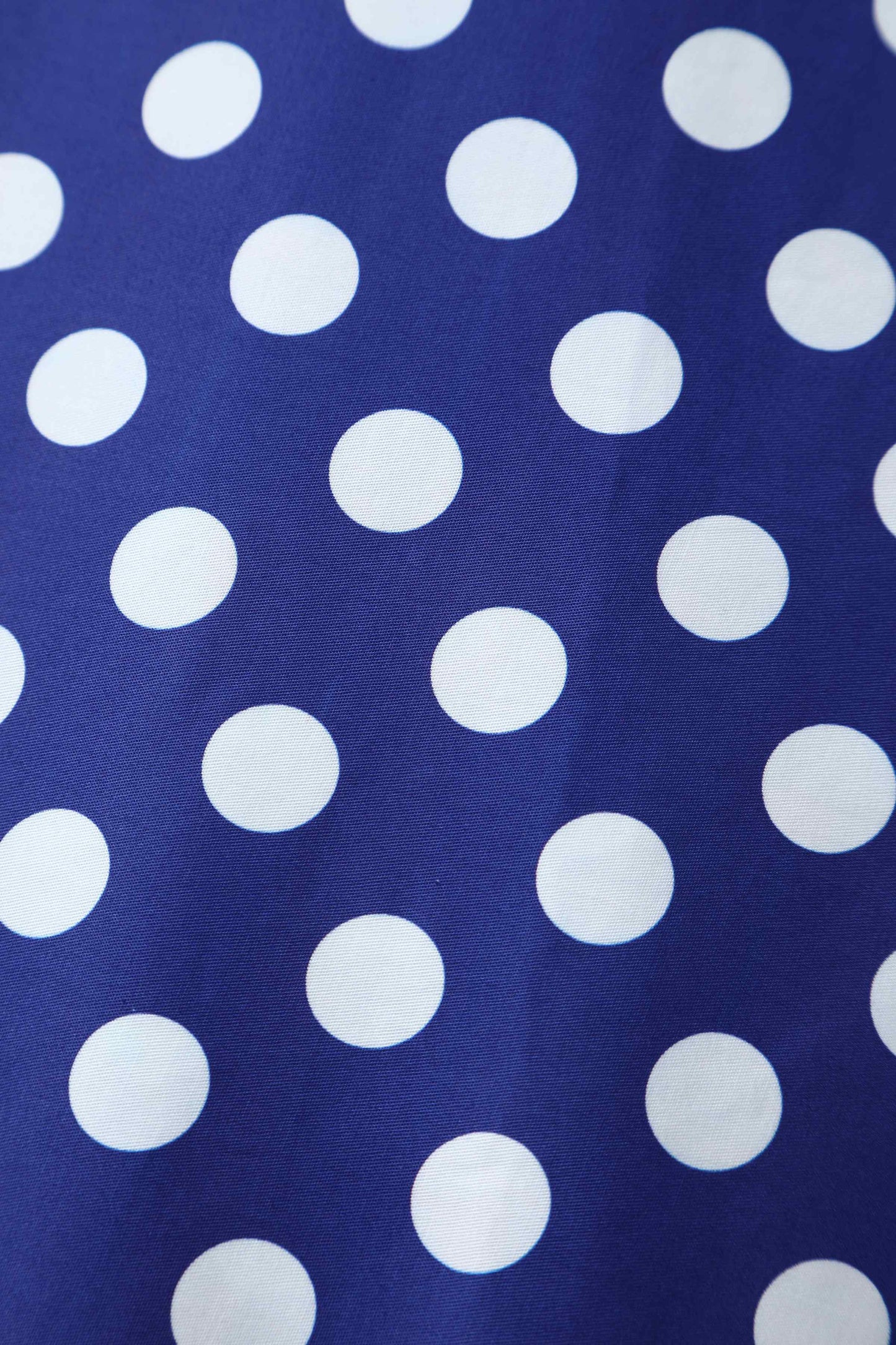 Maisie Navy Polka Dot Full Circle Midi Skirt