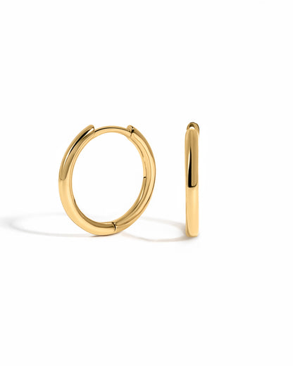 13mm Minimalist Small Hoop Earrings
