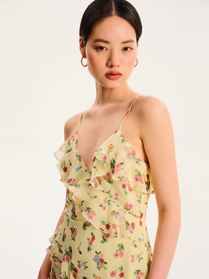 Missy Dress in Floral Yellow