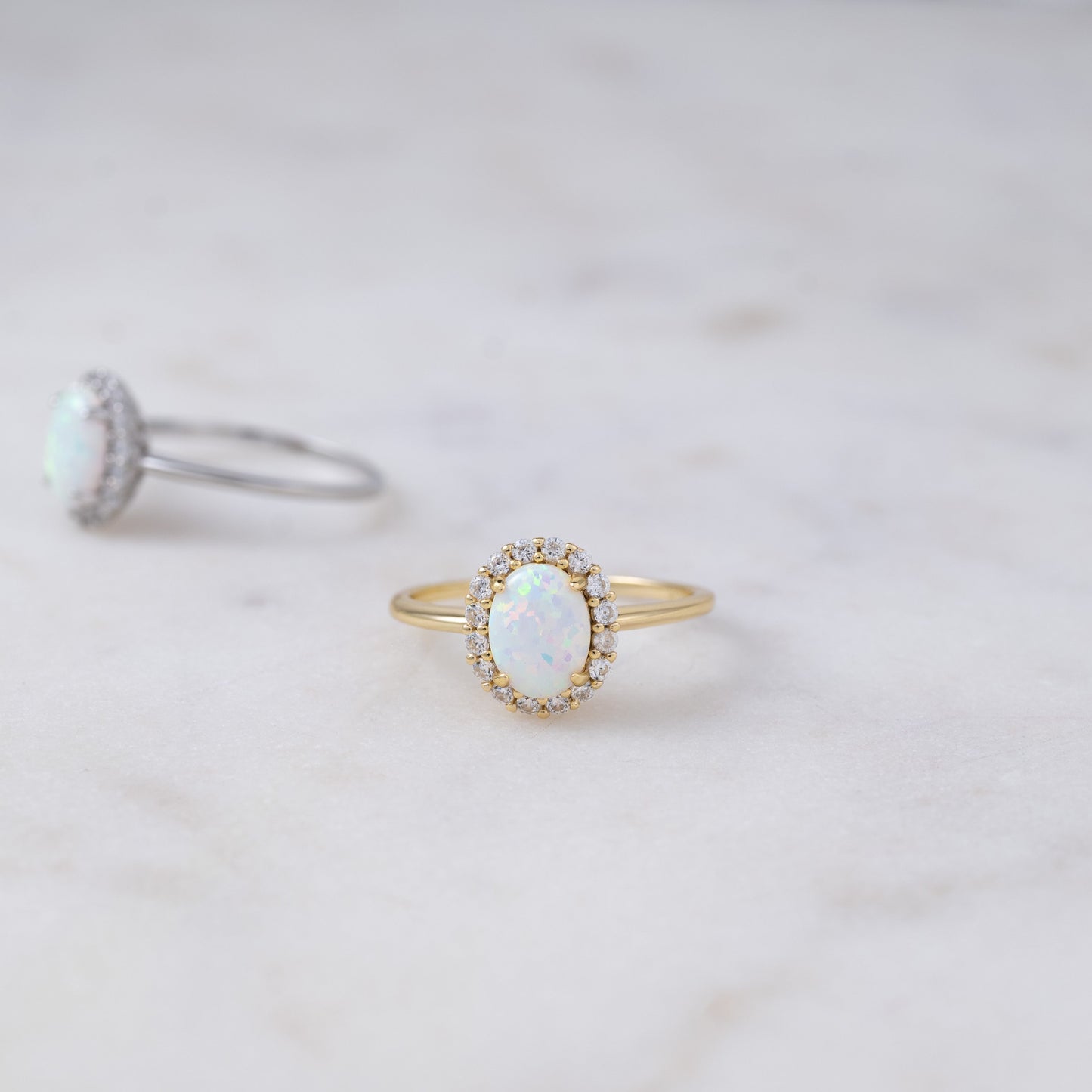 Oval Opal Ring