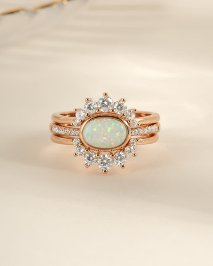 3 Set Opal Ring