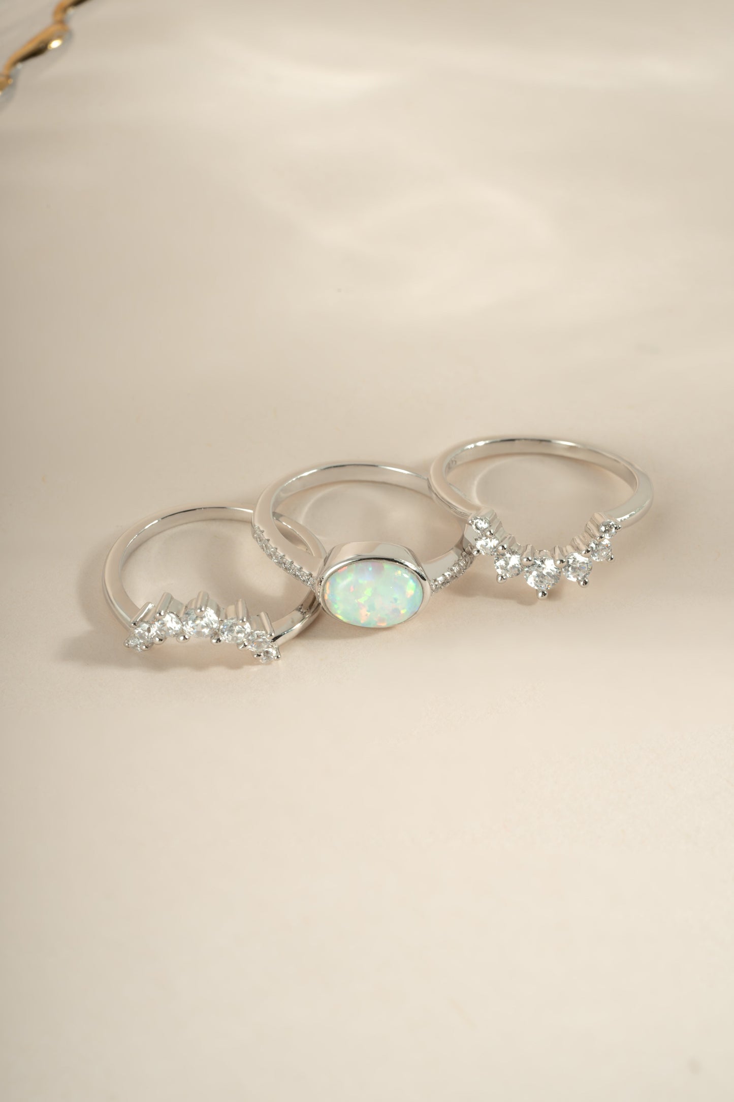 3 Set Opal Ring