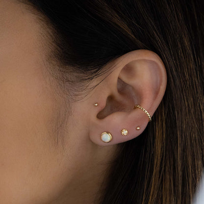 Large Opal Studs