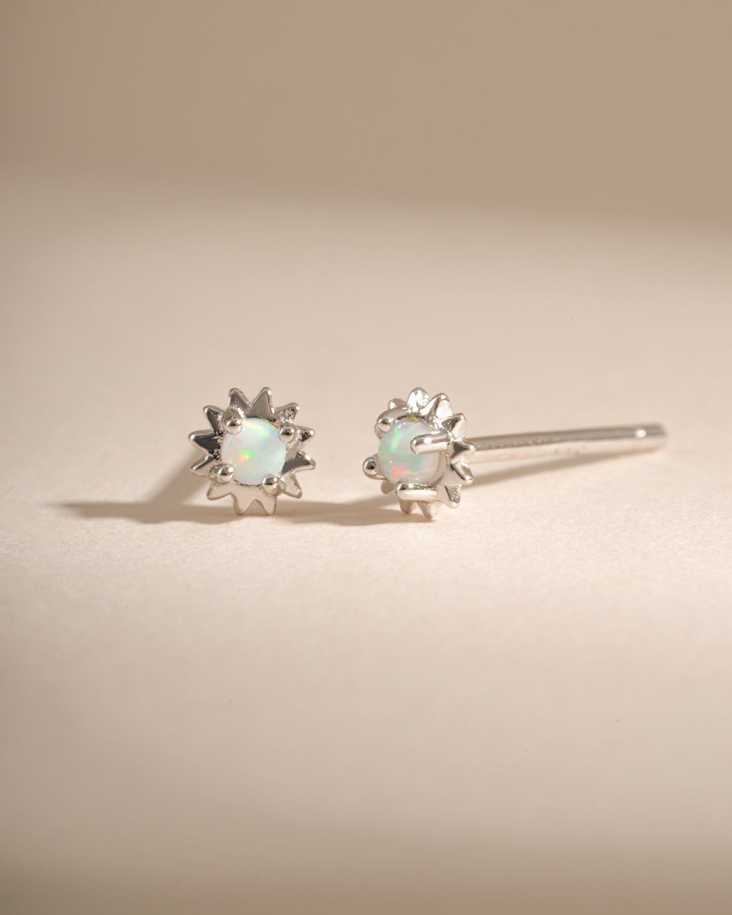 Opal Tiny Sunburst Studs