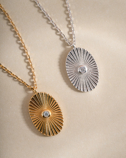 Oval Medallion Necklace