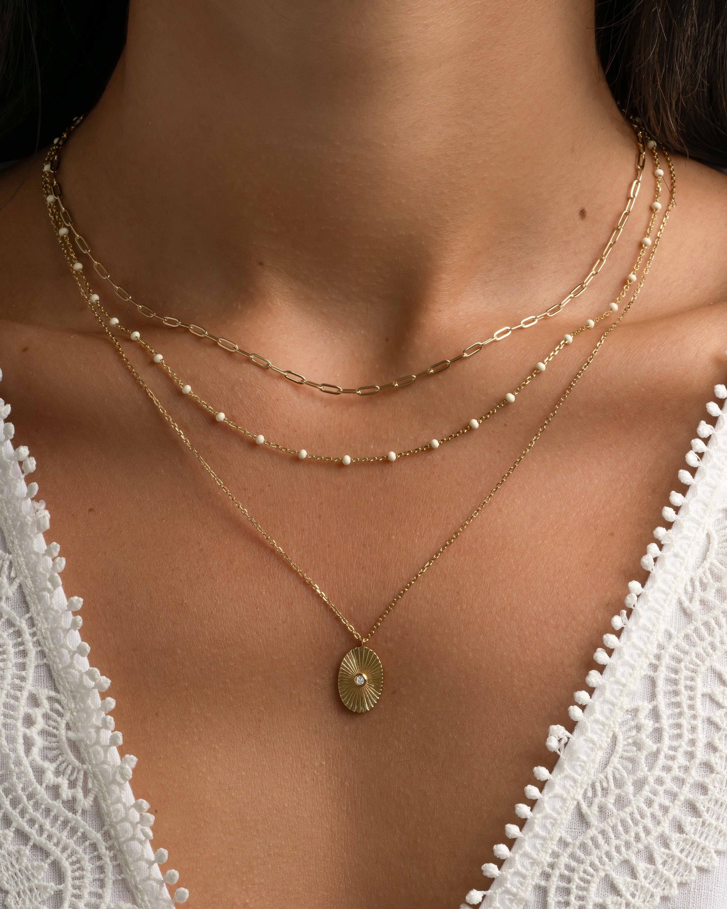 Oval Medallion Necklace
