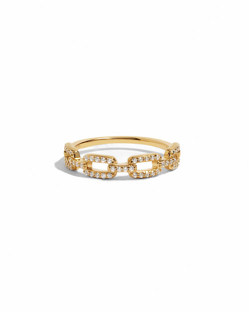 Pavé Link Ring