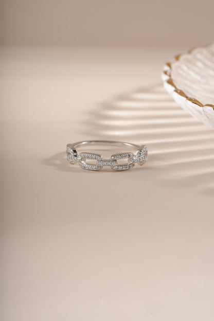 Pavé Link Ring