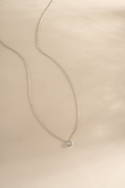 Tear Drop Pendant Necklace