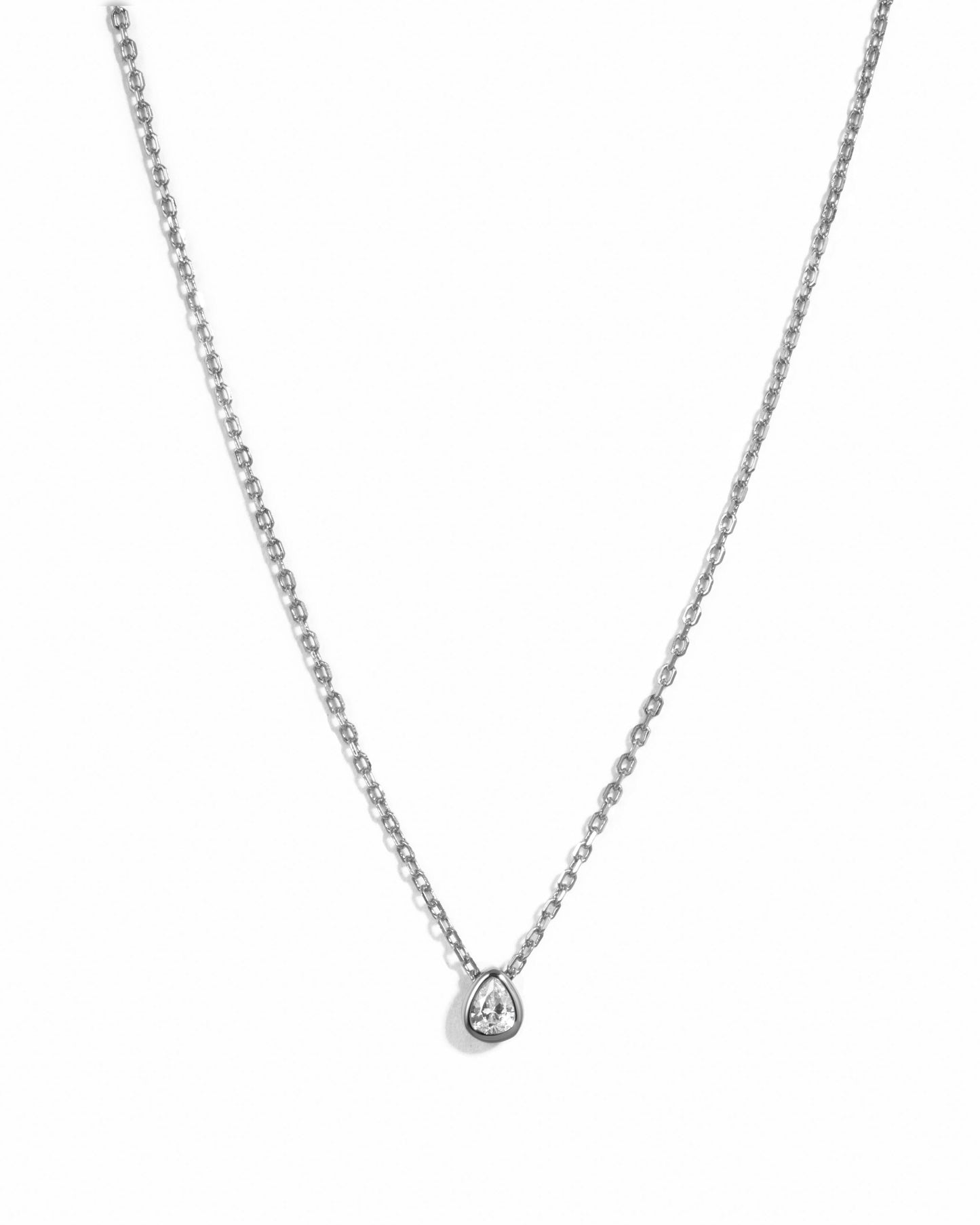 Tear Drop Pendant Necklace