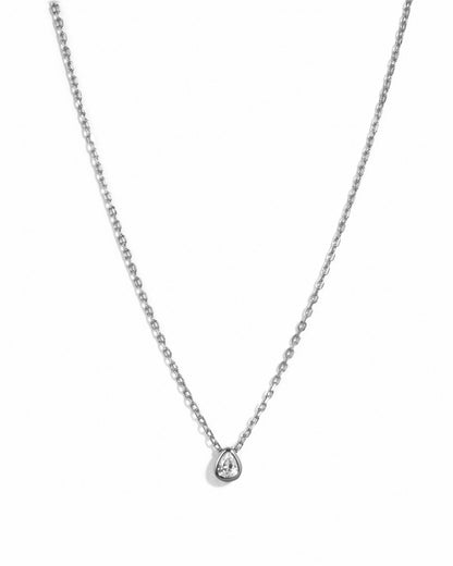 Tear Drop Pendant Necklace
