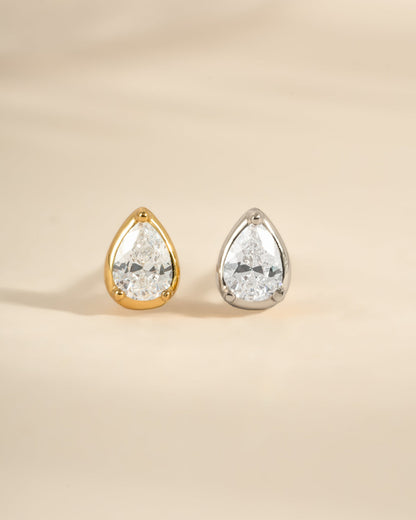 Tiny Pear Studs