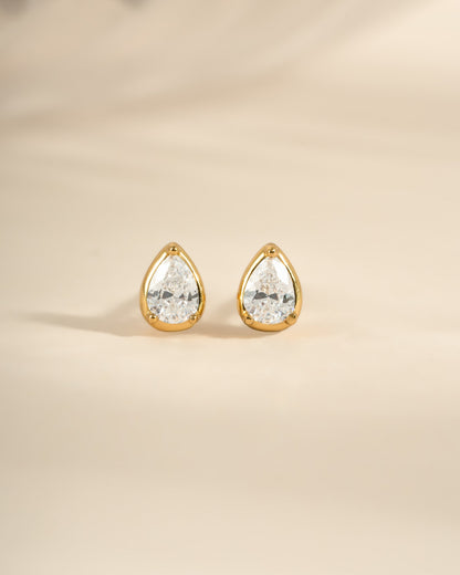 Tiny Pear Studs