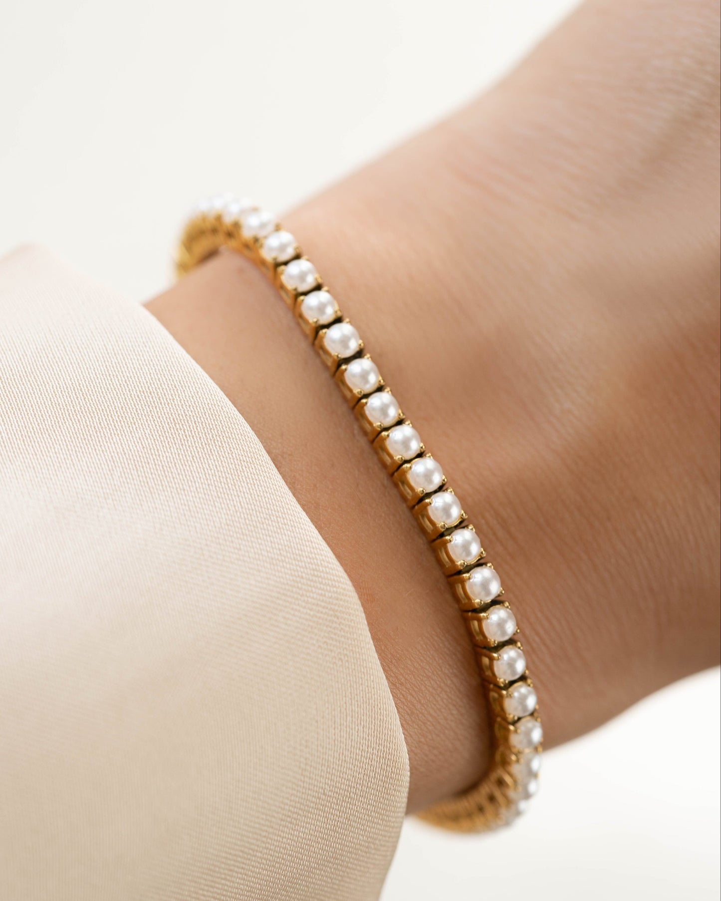 Pearl Tennis Bracelet