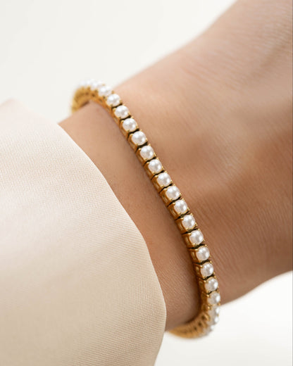 Pearl Tennis Bracelet