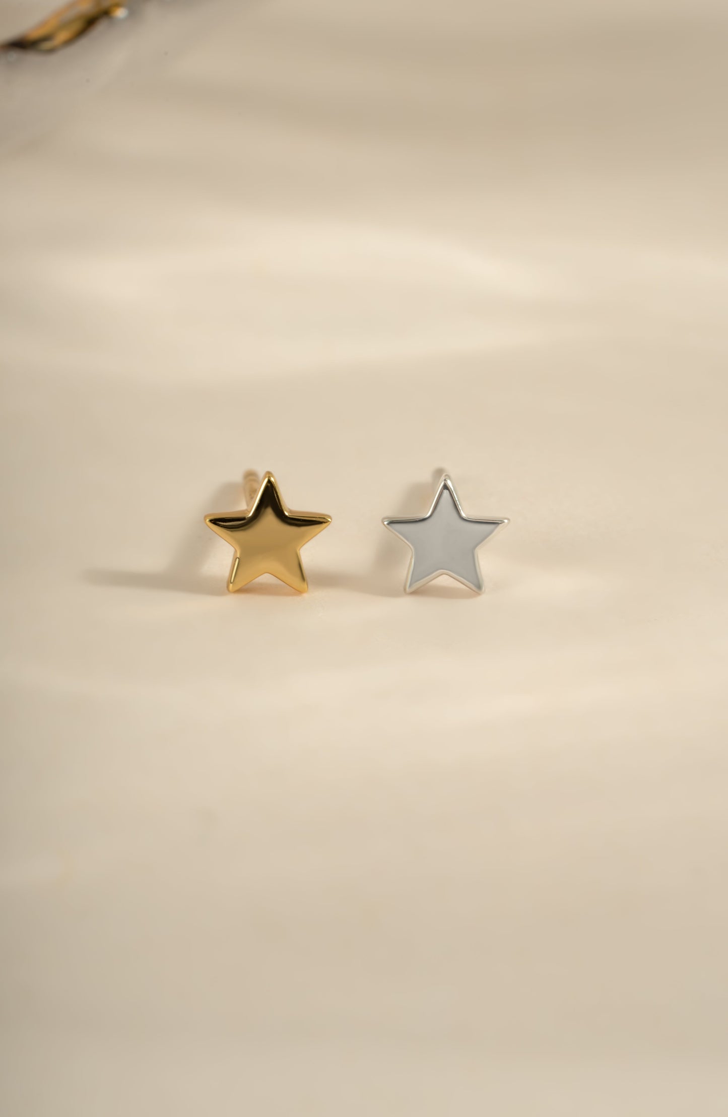 Plain Star Studs