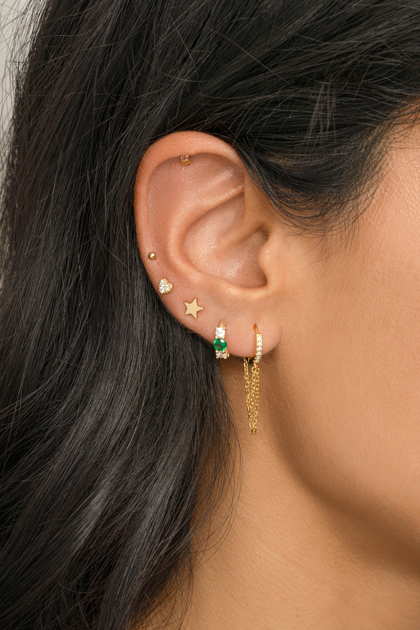 Plain Star Studs