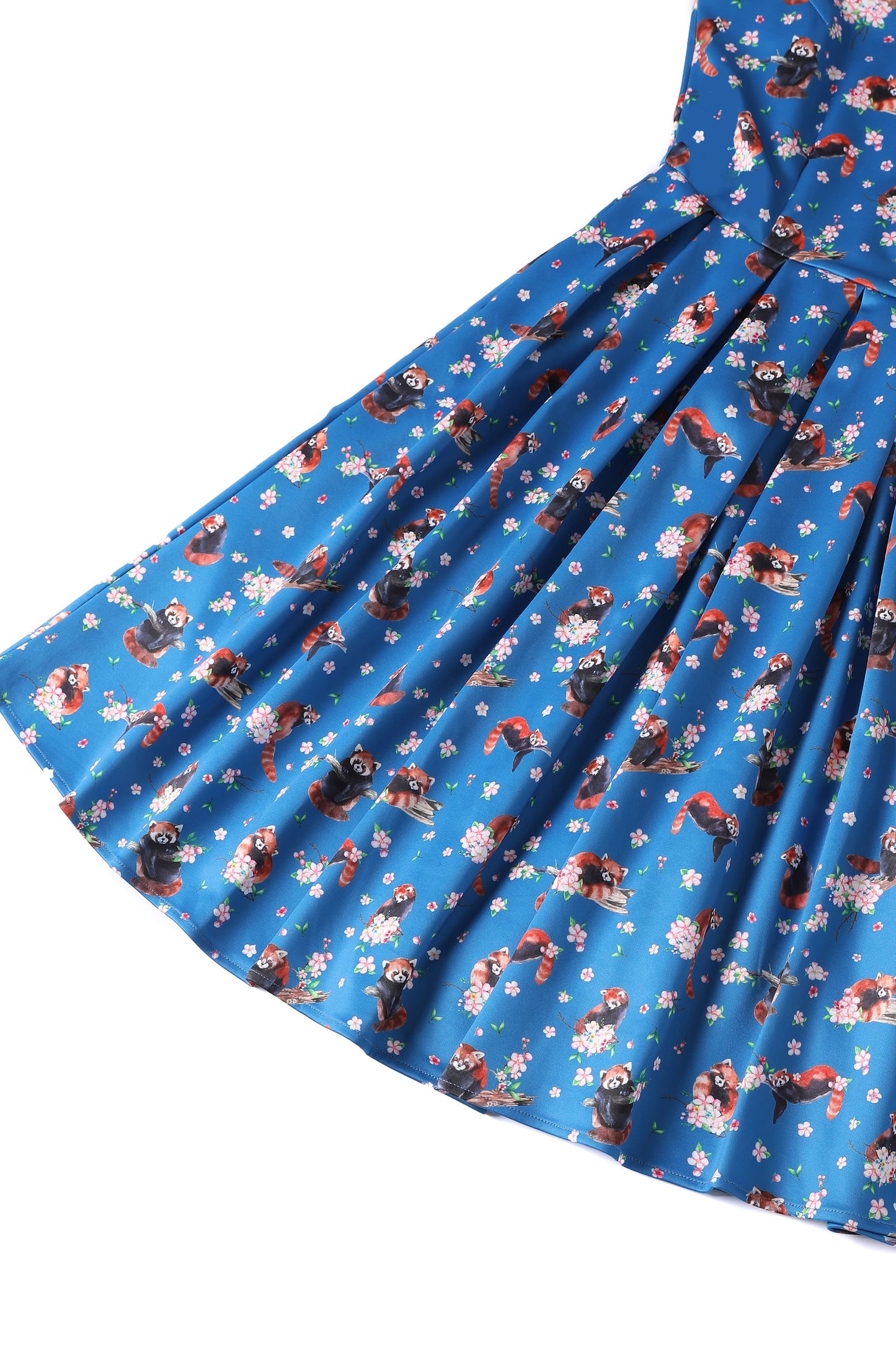 Amanda Red Panda Swing Dress