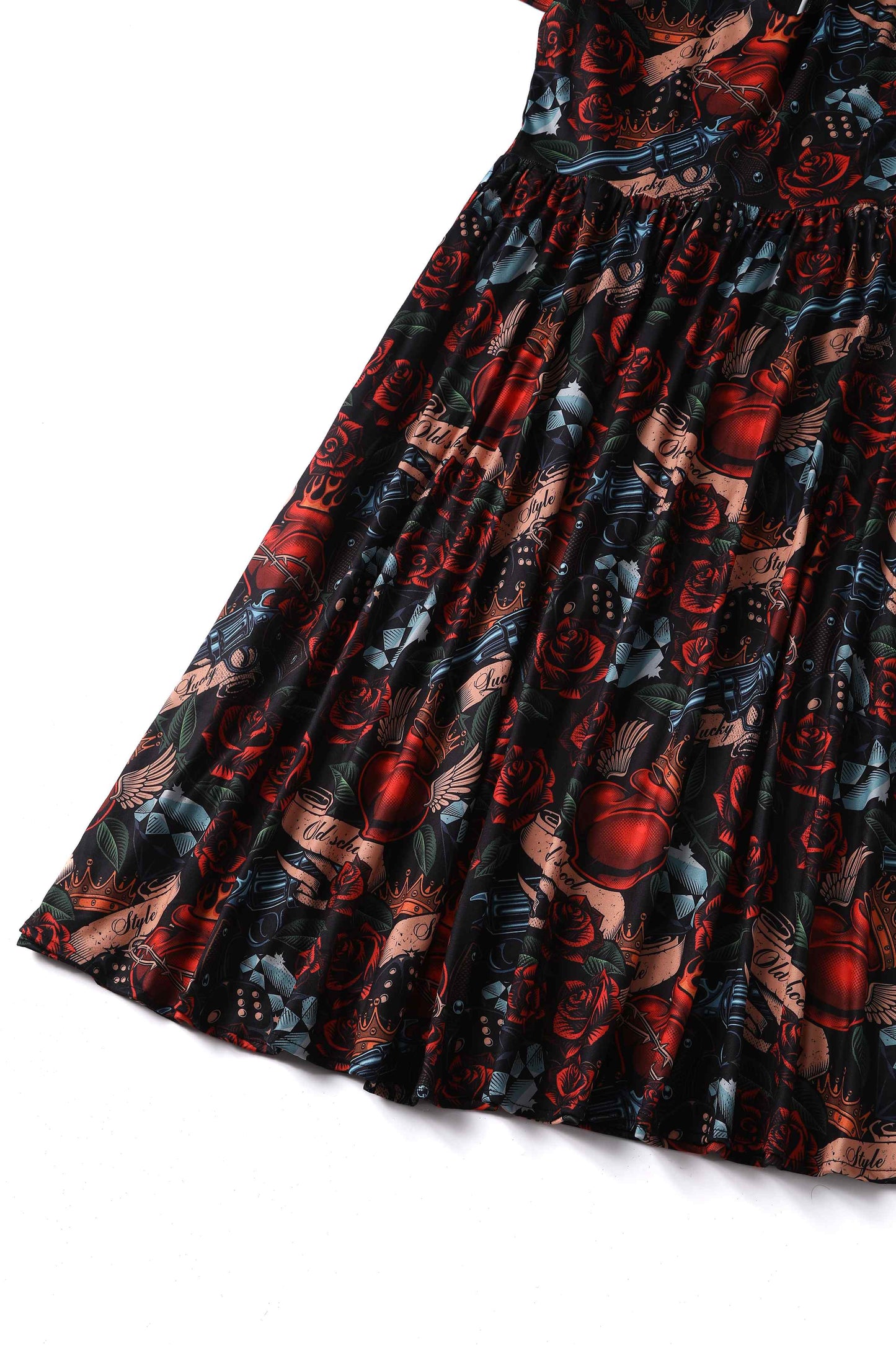 Billie Rockabilly Guns n Roses Dress