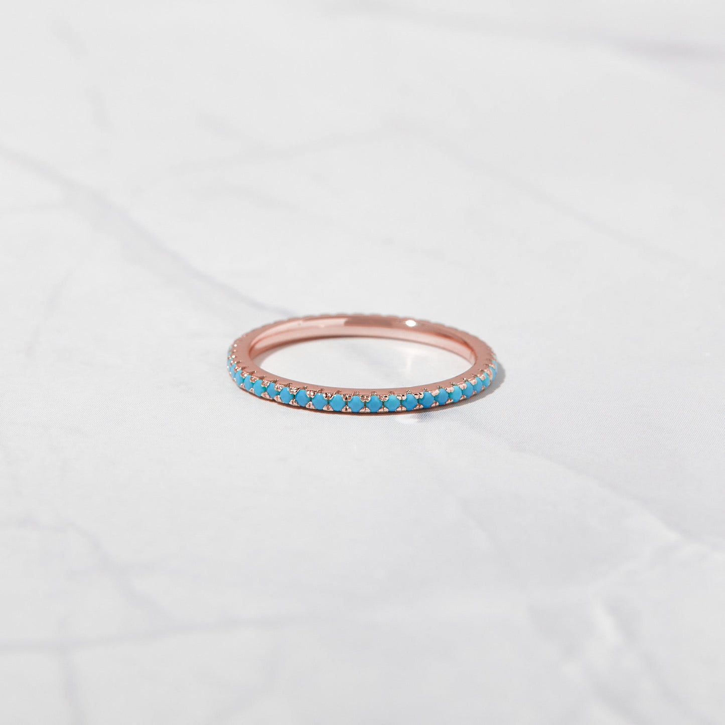 Turquoise Eternity Ring